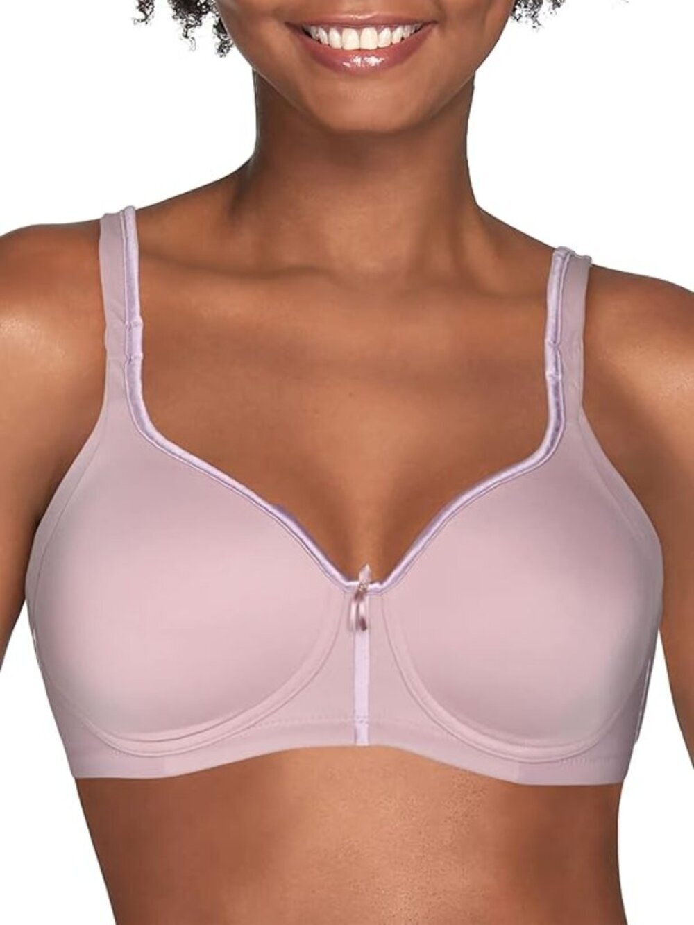 NWT Vanity Fair Body Caress Full Coverage Wireless Bra Twilight Lavender 38D